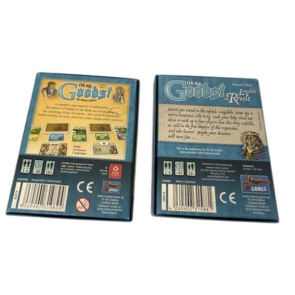 Oh My Goods! (in German) Card Game + Longsdale in Revolt Expansion Complete - Picture 3 of 3